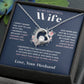 To My Wife Jewelry – Forever Love Necklace, Romantic Gift for Her, The Greatest Blessing in My Life, Perfect for Birthday, Christmas, Anniversary, or Valentine’s Day