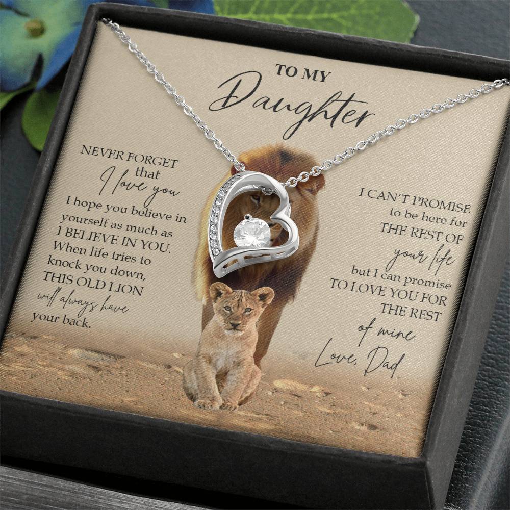 to my daughter never forget that Forever Love not Earing Template