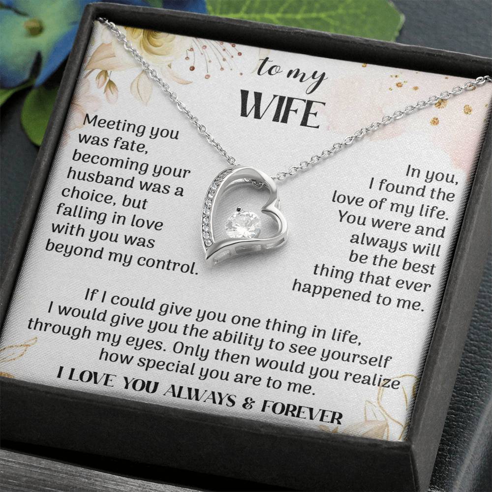 to my Wife meeting Forever Love not Earing Template