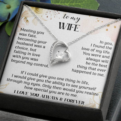 to my Wife meeting Forever Love not Earing Template
