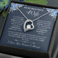 To My Wife Jewelry – Forever Love Necklace, Romantic Gift for Her, The Greatest Blessing in My Life, Perfect for Birthday, Christmas, Anniversary, or Valentine’s Day