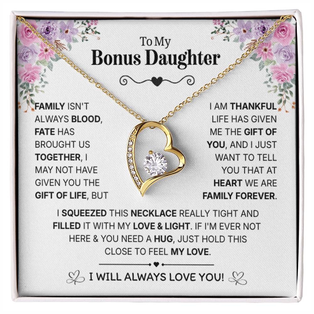 To My Daughter Necklace from Dad – Christmas Gift for Daughter or Daughter-in-Law, Birthday Jewelry for Women, Valentine's Day & Mother's Day Present