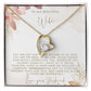 to my beautiful Wife Forever Love not Earing Template
