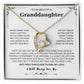Granddaughter Gifts From Grandma Grandpa - To My Granddaughter Necklace With Heartfelt Message & Elegant Box, Jewelry Gift For Birthday, Graduation, Valentines, Mothers Day, Christmas & More