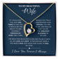 To My Wife Jewelry – Forever Love Necklace, Romantic Gift for Her, The Greatest Blessing in My Life, Perfect for Birthday, Christmas, Anniversary, or Valentine’s Day