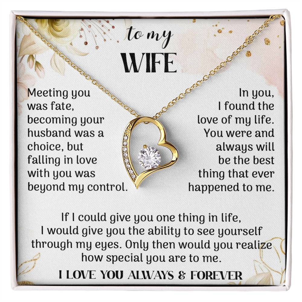 to my Wife meeting Forever Love not Earing Template