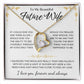 To My Future Wife Necklace - Promise Necklace For Her, Fiance Gifts For Her, Birthday Gifts For Future Wife With Message Card, To My Soulmate Necklace For Women Women Romantic Jewelry With Message Card, Gift Box