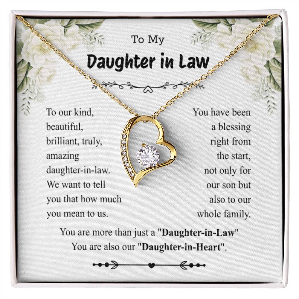 To My Daughter Necklace from Dad – Christmas Gift for Daughter or Daughter-in-Law, Birthday Jewelry for Women, Valentine's Day & Mother's Day Present