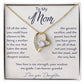 To My Mom – Sentimental Necklace with Heartfelt Card, Thoughtful Gifts from Daughter or Son for Mother’s Day, Birthday, Christmas