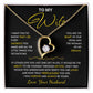 To My Wife Jewelry – Forever Love Necklace, Romantic Gift for Her, The Greatest Blessing in My Life, Perfect for Birthday, Christmas, Anniversary, or Valentine’s Day
