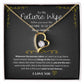 To My Future Wife Necklace - Promise Necklace For Her, Fiance Gifts For Her, Birthday Gifts For Future Wife With Message Card, To My Soulmate Necklace For Women Women Romantic Jewelry With Message Card, Gift Box