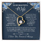 To My Wife Jewelry – Forever Love Necklace, Romantic Gift for Her, The Greatest Blessing in My Life, Perfect for Birthday, Christmas, Anniversary, or Valentine’s Day