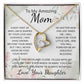 To My Mom – Sentimental Necklace with Heartfelt Card, Thoughtful Gifts from Daughter or Son for Mother’s Day, Birthday, Christmas