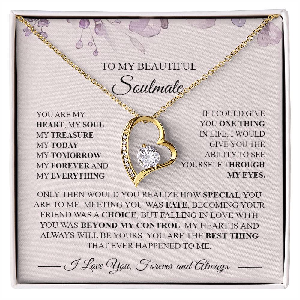 Gifts For Wife Romantic, Wife Birthday Gift Ideas Valentine's Day Gift for Wife To My Smoking Hot Wife Necklace, Necklace For Wife From Husband To My Soulmate Necklace For Women Forever Love not Earing Template