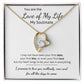 To My Soulmate Necklace – Romantic Jewelry Gift for Wife from Husband – Birthday, Anniversary, Valentine’s Day Gift with Message Card & Gift Box