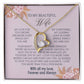 Gifts To My Beautiful Wife Necklace Sentimental Gift For Wife Valentines Day Gift To My Wife Necklace With Heartfelt my Everything Message Card, Wife Gift From Husband Soulmate Necklace For Her Forever Love not Earing Template
