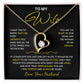 To My Wife Jewelry – Forever Love Necklace, Romantic Gift for Her, The Greatest Blessing in My Life, Perfect for Birthday, Christmas, Anniversary, or Valentine’s Day