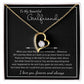 To My Girlfriend – Sterling Silver Forever Love Necklace, Meaningful Jewelry Gift for Her, Birthday, Anniversary, Valentine’s Day