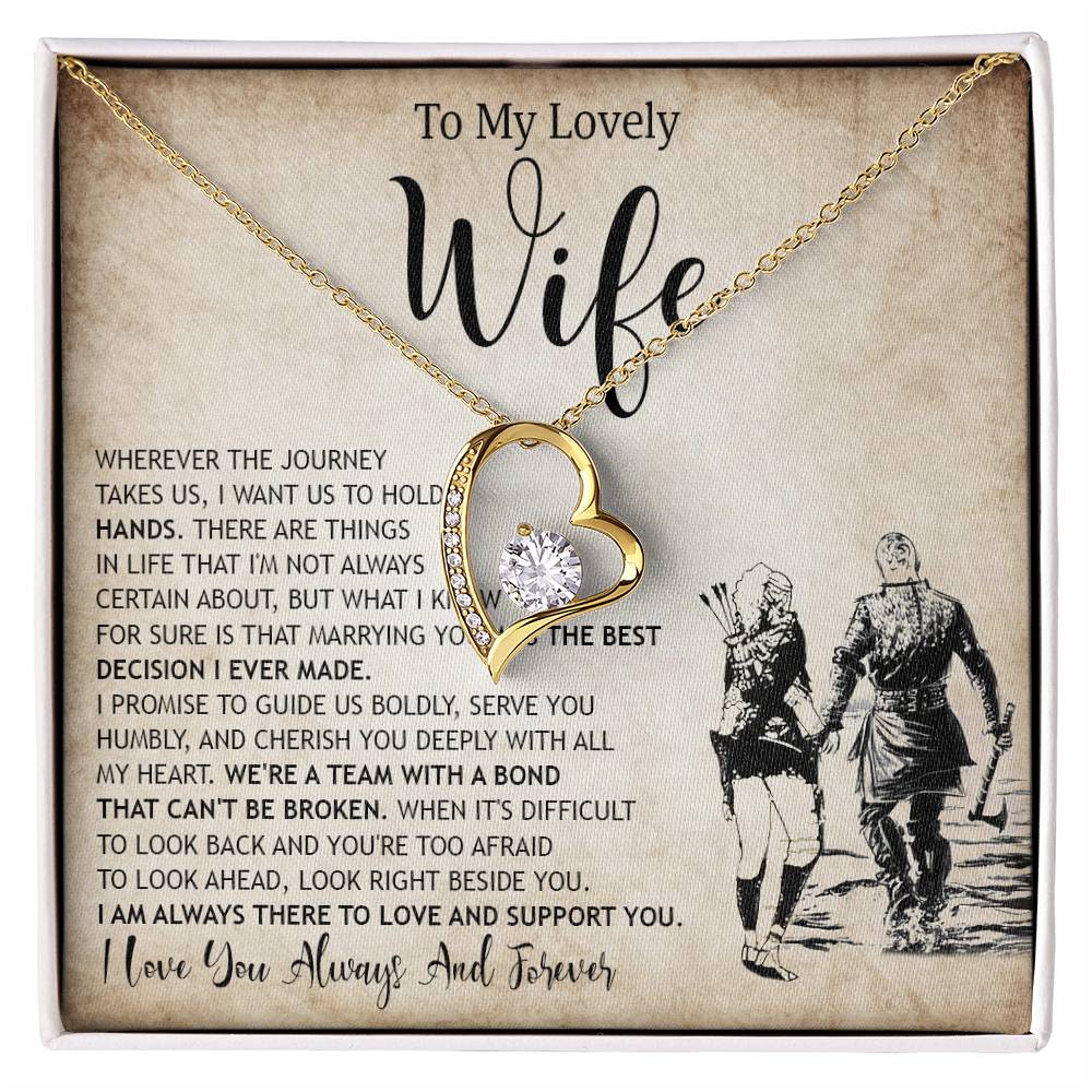 To My Lovely Wife Forever Love not Earing Template