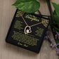 Necklace For Daughter Top Gifts for Daughter on Christmas Valentine Day, Birthday gift to Daughter