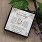 To My Future Wife Necklace – Promise Gift for Fiancée, Soulmate Necklace with Message Card & Gift Box, Romantic Jewelry for Her, Birthday or Engagement Present