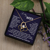 To my Wife from Husband Necklace Calla DecorGifts Foreverlove