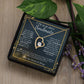 To My Soulmate Necklace – Romantic Jewelry Gift for Wife from Husband – Birthday, Anniversary, Valentine’s Day Gift with Message Card & Gift Box