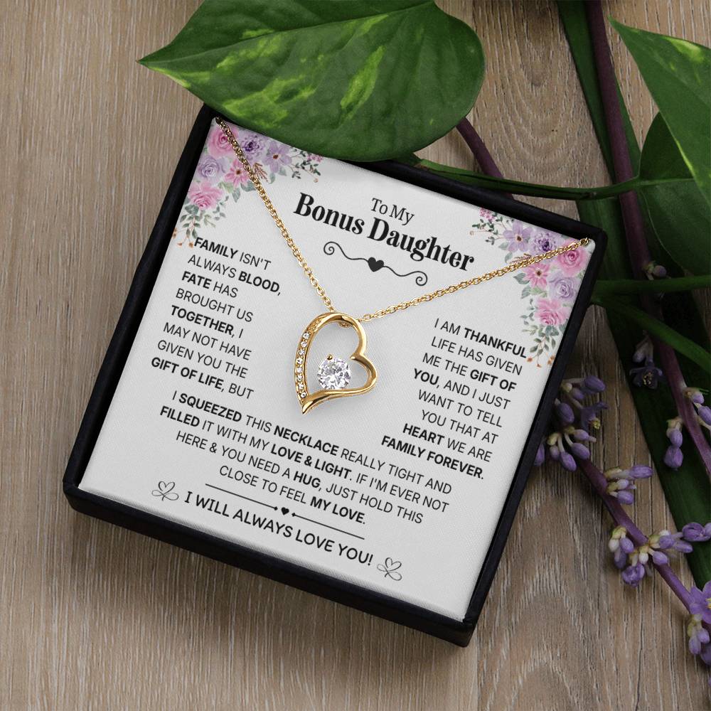 To My Daughter Necklace from Dad – Christmas Gift for Daughter or Daughter-in-Law, Birthday Jewelry for Women, Valentine's Day & Mother's Day Present