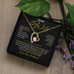 To My Wife Jewelry – Forever Love Necklace, Romantic Gift for Her, The Greatest Blessing in My Life, Perfect for Birthday, Christmas, Anniversary, or Valentine’s Day