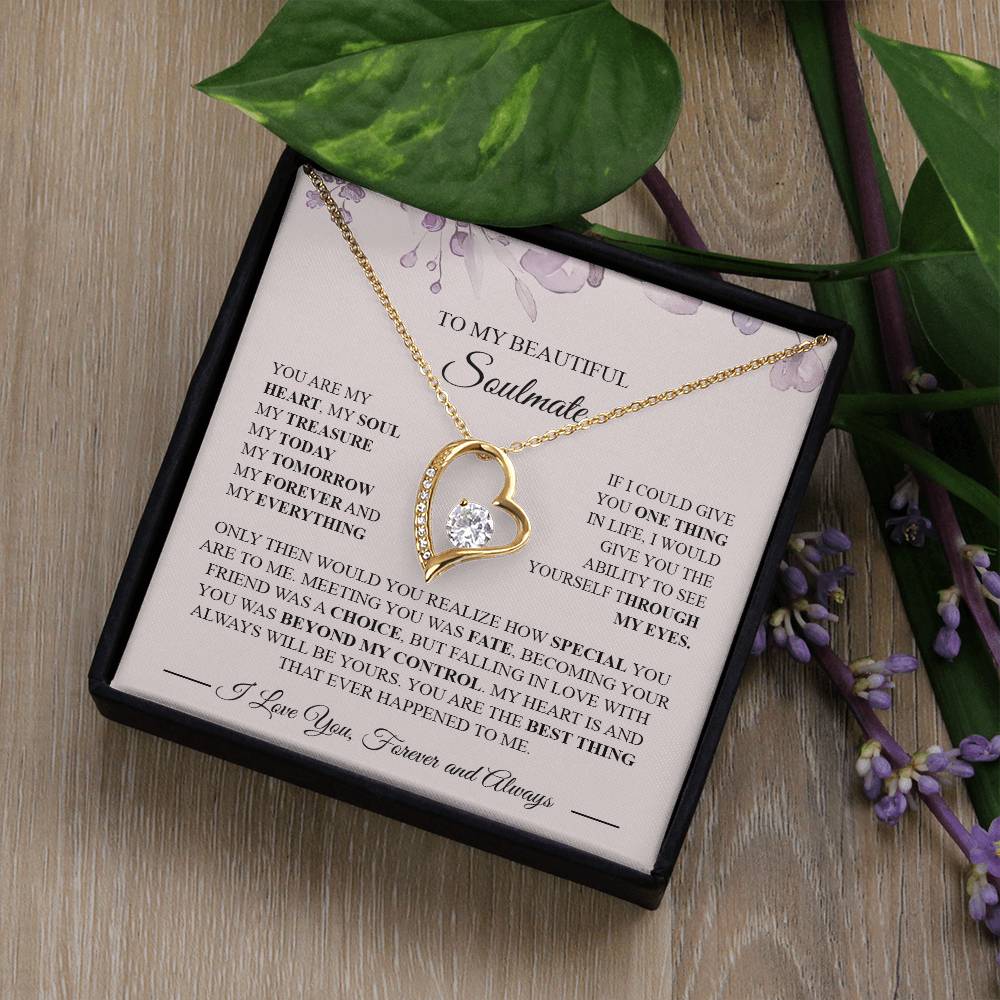 Gifts For Wife Romantic, Wife Birthday Gift Ideas Valentine's Day Gift for Wife To My Smoking Hot Wife Necklace, Necklace For Wife From Husband To My Soulmate Necklace For Women Forever Love not Earing Template