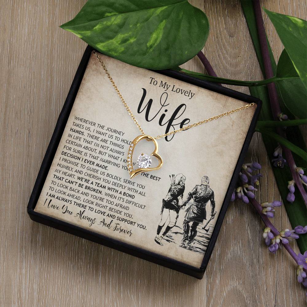 To My Lovely Wife Forever Love not Earing Template