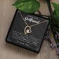 To My Girlfriend – Sterling Silver Forever Love Necklace, Meaningful Jewelry Gift for Her, Birthday, Anniversary, Valentine’s Day