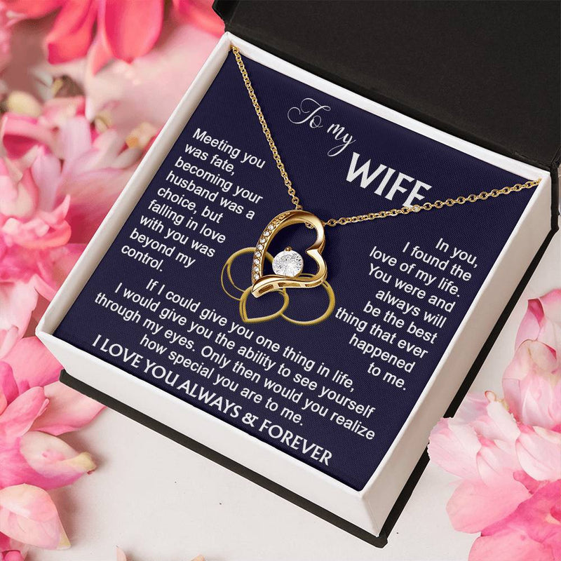 To my Wife from Husband Necklace Calla DecorGifts Foreverlove