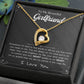 To My Girlfriend – Sterling Silver Forever Love Necklace, Meaningful Jewelry Gift for Her, Birthday, Anniversary, Valentine’s Day