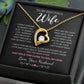 To My Wife Jewelry – Forever Love Necklace, Romantic Gift for Her, The Greatest Blessing in My Life, Perfect for Birthday, Christmas, Anniversary, or Valentine’s Day