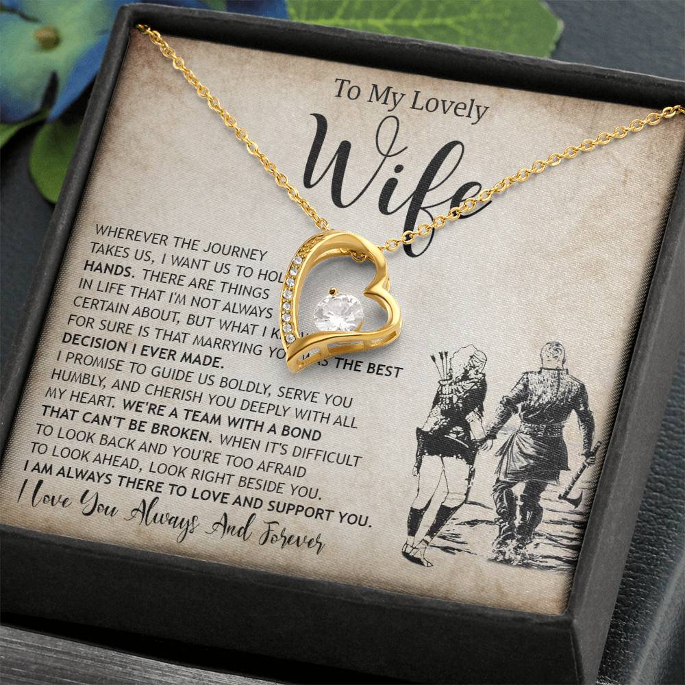 To My Lovely Wife Forever Love not Earing Template