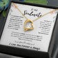 To My Soulmate Necklace – Romantic Jewelry Gift for Wife from Husband – Birthday, Anniversary, Valentine’s Day Gift with Message Card & Gift Box