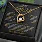 To My Wife Jewelry – Forever Love Necklace, Romantic Gift for Her, The Greatest Blessing in My Life, Perfect for Birthday, Christmas, Anniversary, or Valentine’s Day