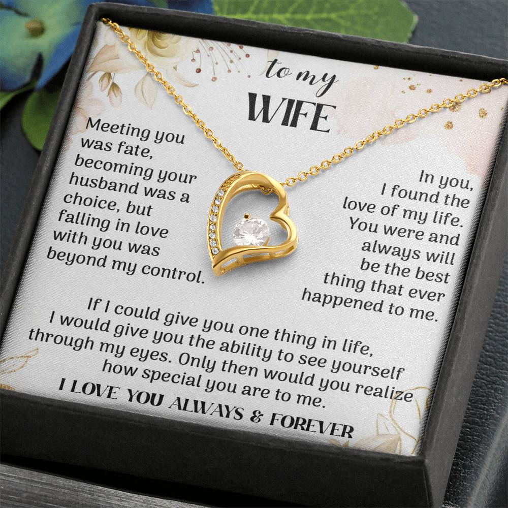 to my Wife meeting Forever Love not Earing Template