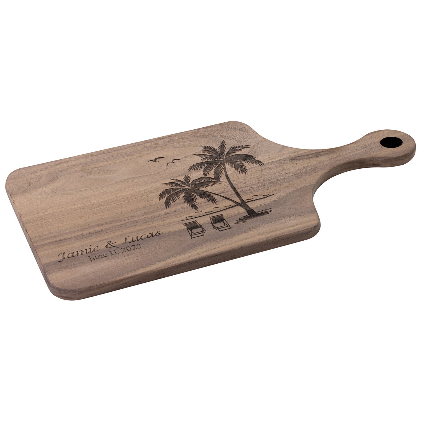 test Custom Couple name Beach Dọc
