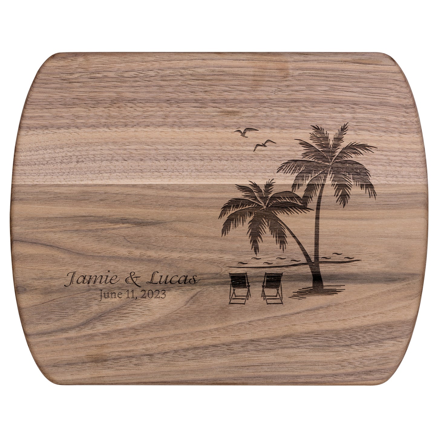 test Custom Couple name Beach vuông