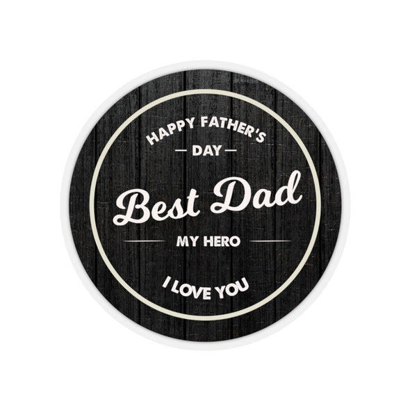 1 Pcs Sticker Decor Gifts Best Dad Happy Father's Day Stickers, SealsLabels Daddy, Dad, Father Vintage Sticker Size Custom Sticker for Laptop Decal Wall Laptop Bumper Sticker Fathers Day stick (1)