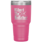 Hubert the Rodfather Sweet quote Personalized Fishing Tumbler For Dad The Rodfather Travel Mug Fathers Day Gift from Daughter or Son 30oz Stainless Steel Laser Etched Gifts Birthday, On Christmas Cool Color 1 ASIN: B08FDJQGZ8