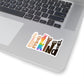 1 Pcs Sticker Decor Be Kind Sign Language Vinyl Waterproof Sticker Kindness Diversity Kiss-Cut Stickers | Pride | Rainbow | LGBTQ | Sticker size custom Sticker for Laptop Decal Wall Laptop Bumper Stic fixx