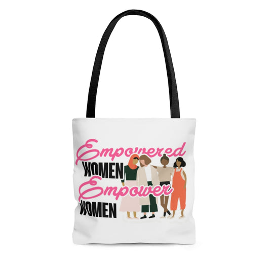 Motivational Quotes Empowered Women Empower Women Feminist Gift All Over Print Tote Bag - Shoulder Bag 13x13 Gifts for Women, Wife, Girlfriend On Chri ASIN: B08L1HT8TP