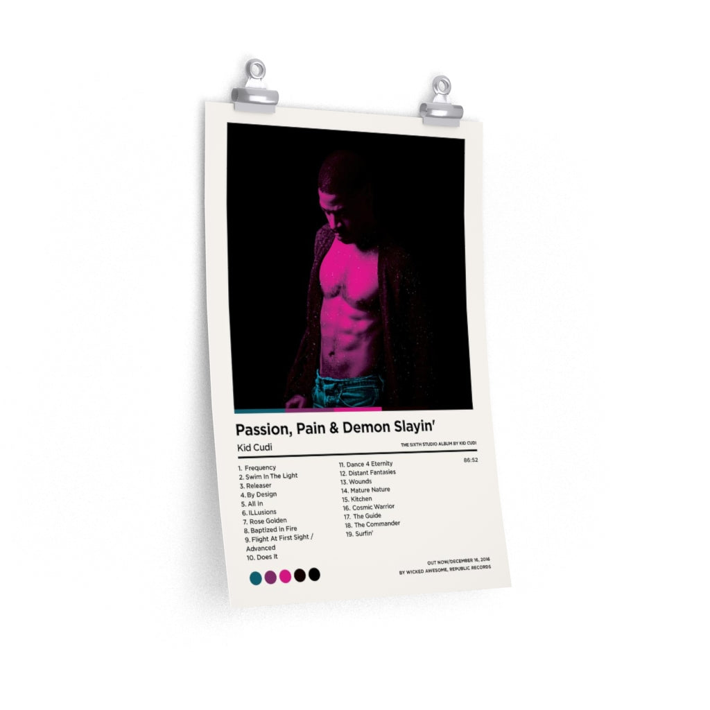 Premium Matte vertical posters Test a Huy