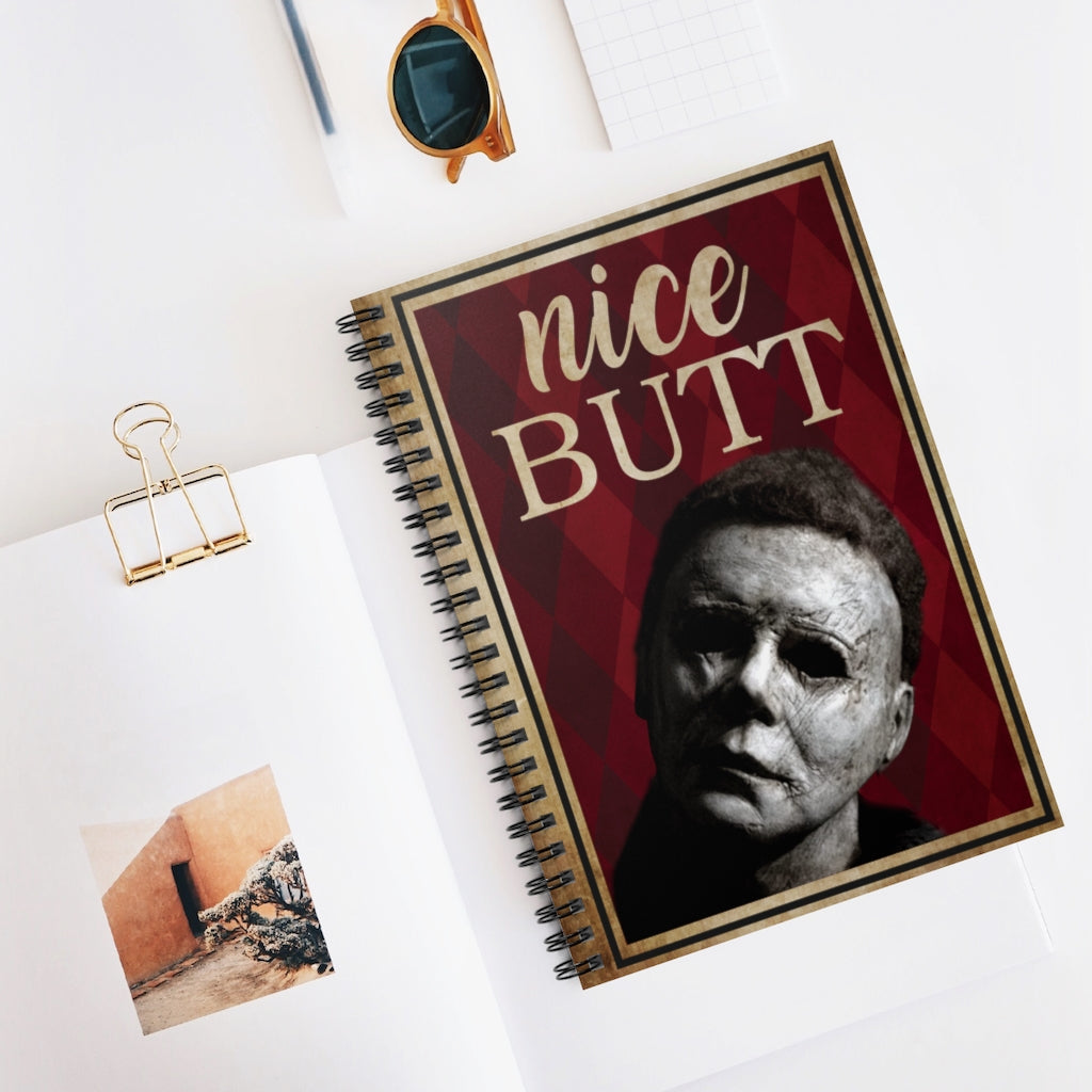 Spiral Notebook to My Daughter Nice Butt Unframed Poster Prints Wall Art, Woman, Gifts for Her Ruled Line