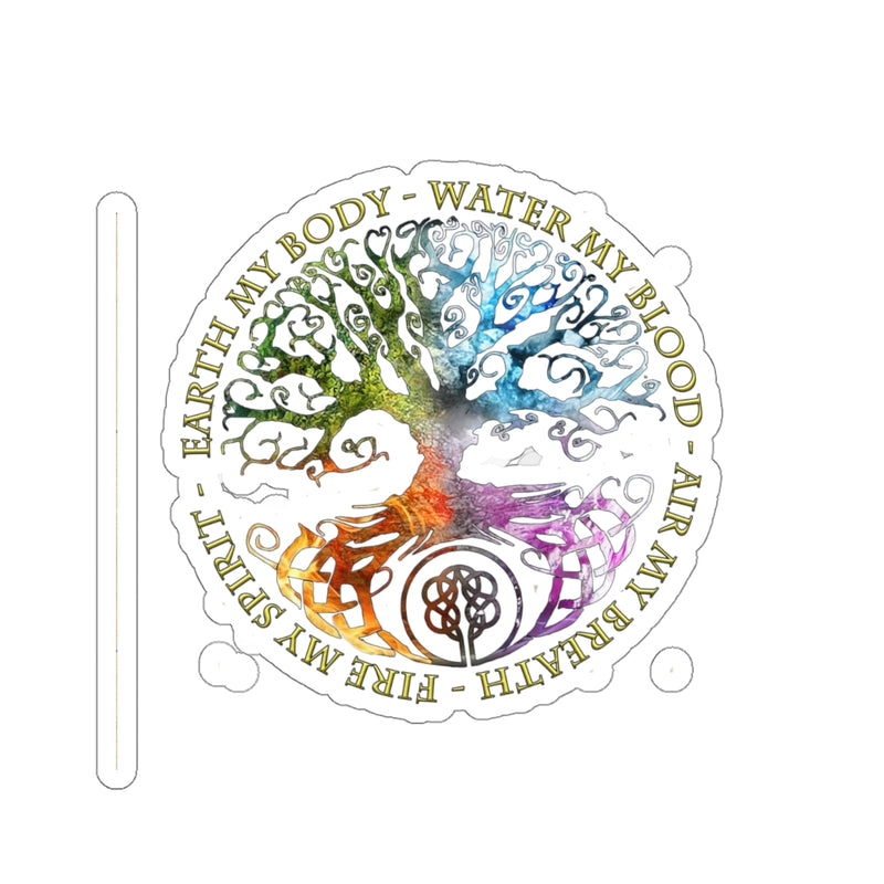 1 Pcs Sticker Decor Earth My Body, Water My Blood, air My Breath, fire My Spirit Sticker,Tree of Life Sticker, The Tree of Life Viking Size Custom Sticker for Laptop Decal Wall Laptop Full Size ASIN: B0957H851Y