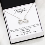 Infinity Heart Necklace 30-Dad-2-Daughter-Safe