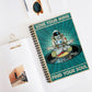 Spiral Notebook - Ruled Line Customized Gifts Notebook to My Son Astronaut Man Gift, Lose Your Mind Find Your Soul Poster, Vintage Yoga